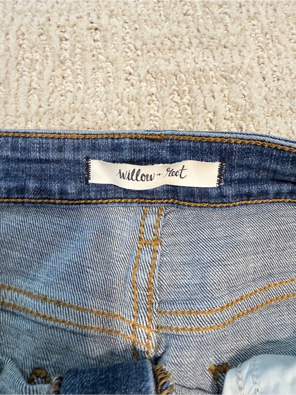 Willow & Roots High Rise Mom Fit Stretch Jean (34”) - Picture 5 of 7